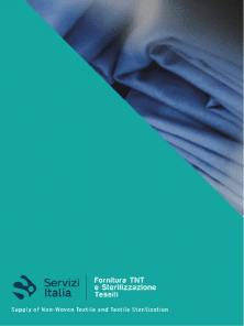 Sterilizzazione tessili - anteprima brochure